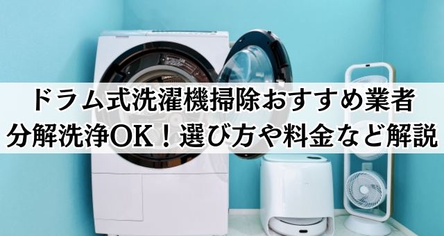 ドラム式洗濯機掃除おすすめ業者